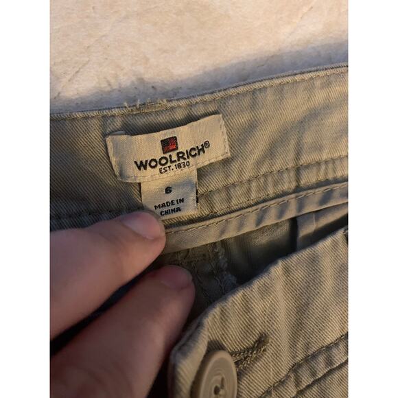 Woolrich nwt sunday chino crop pants tan woman’s size 6 - Picture 6 of 6